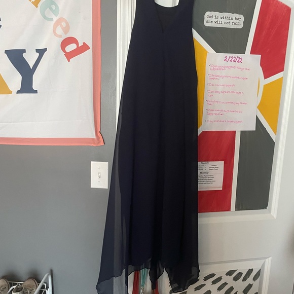 navy blue, formal dress - Picture 4 of 7